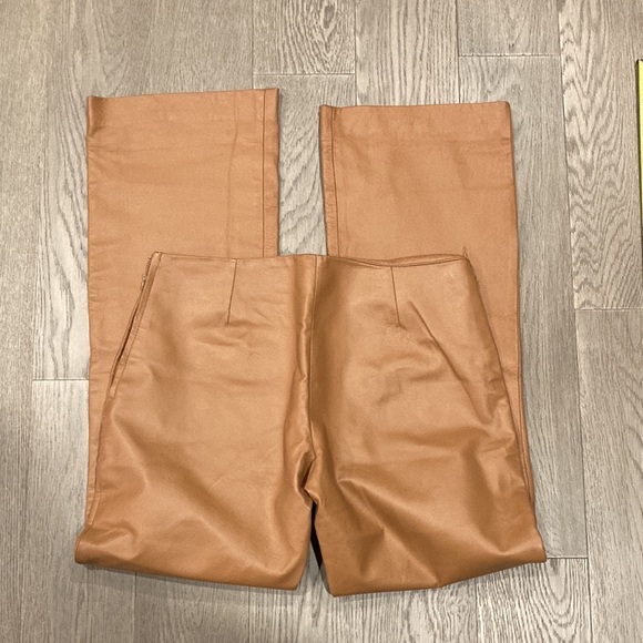 90s Vintage Leather Pants - Beechers Brook for Fairweather - Picture 3 of 16